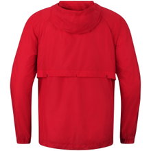JAKO Lightweight Flow Functional Jacket with Hood (wind and water repellent) red Men's