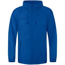 JAKO Lightweight Flow Functional Jacket with Hood (wind and water repellent) royal blue Men's