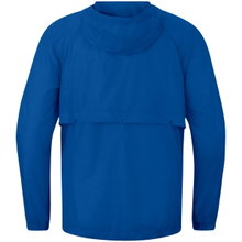 JAKO Lightweight Flow Functional Jacket with Hood (wind and water repellent) royal blue Men's