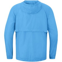 JAKO Lightweight Flow Functional Jacket with Hood (wind and water-repellent) sky blue Men's