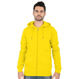 JAKO Kapuzenjacke Organic (Bio-Baumwolle) gelb Herren
