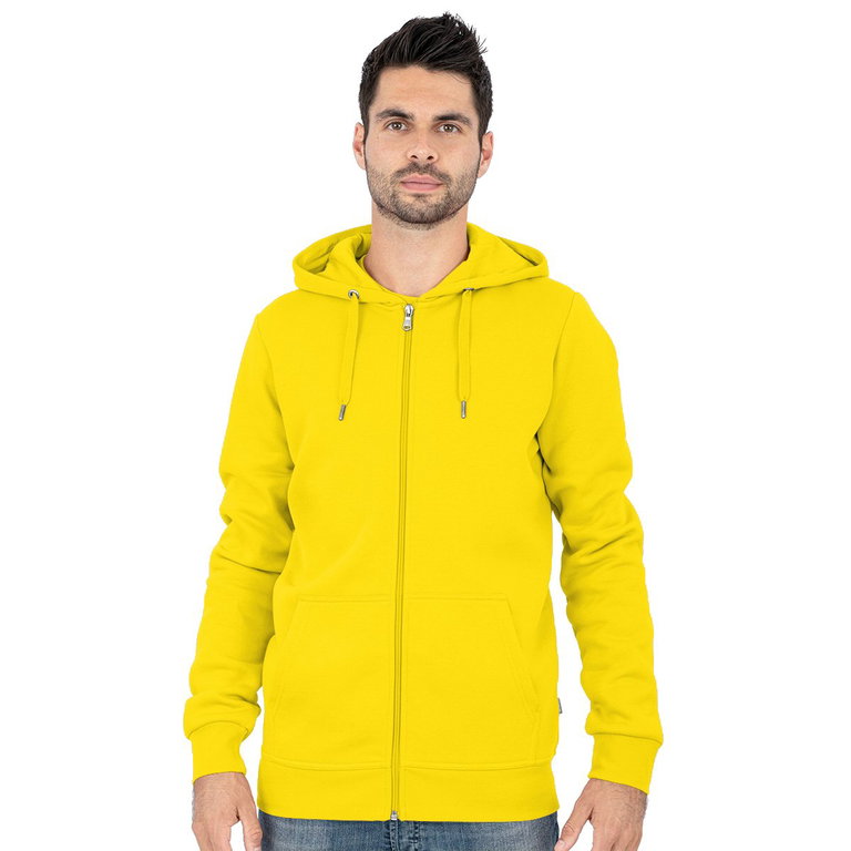 JAKO Hooded Jacket Organic (Organic Cotton) Yellow Men