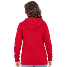 JAKO Kapuzenjacke Organic (Bio-Baumwolle) rot Damen