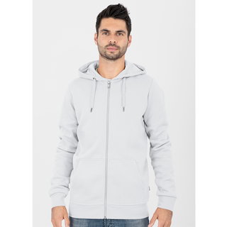 JAKO Kapuzenjacke Organic (Bio-Baumwolle) weiss Herren