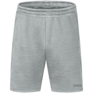 JAKO Trainingshose Short Challenge - sportiver Schnitt, melange Optik - grau meliert Jungen