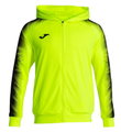Joma Kapuzenjacke Elite XI Full-Zip (Fleece-Futter) fluogelb/schwarz Herren