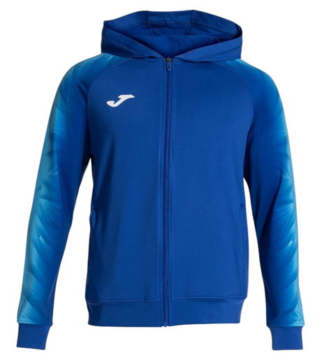 Joma Kapuzenjacke Elite XI Full-Zip (Fleece-Futter) royalblau Herren