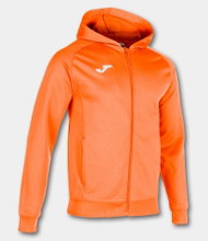 Joma Menfis Hoodie Full-Zip neon orange Men's Hooded Jacket