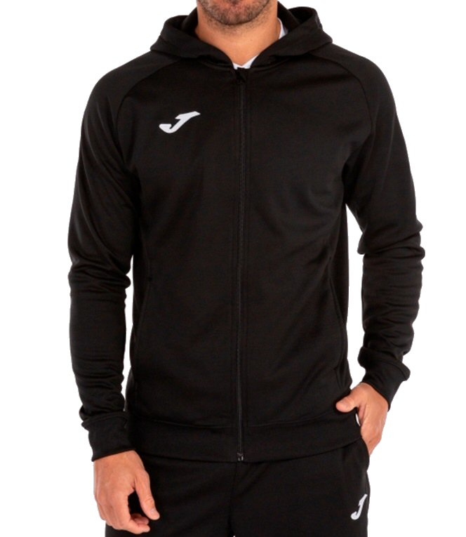 Joma Kapuzenjacke Menfis Hoodie Full-Zip schwarz Herren