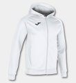 Joma Menfis Hoodie Full-Zip White Men's Hooded Jacket