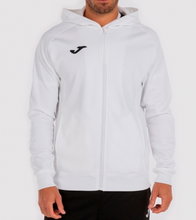 Joma Menfis Hoodie Full-Zip White Men's Hooded Jacket