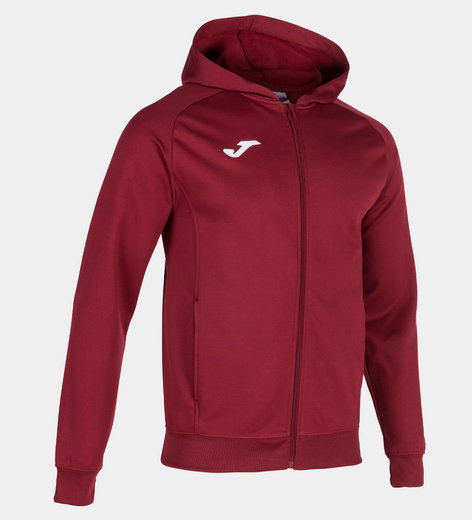Joma Kapuzenjacke Menfis Hoodie Full-Zip weinrot Herren