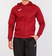 Joma Menfis Hoodie Full-Zip Hoodie in Burgundy Men
