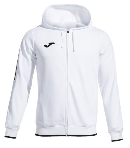Joma Kapuzenjacke Olimpiada Full-Zip (Fleece-Futter) weiss Herren