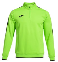Joma Pullover Olimpiada Sweatshirt (Half-Zip, 100% Polyester) neon green Men's