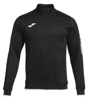 Joma Pullover Olimpiada Sweatshirt (Half-Zip, 100% Polyester) schwarz Herren