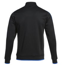 Joma Pullover Olimpiada Sweatshirt (Half-Zip, 100% Polyester) black/royal blue Men's
