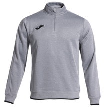 Joma Pullover Olimpiada Sweatshirt (Half-Zip, 100% Polyester) grey Men's