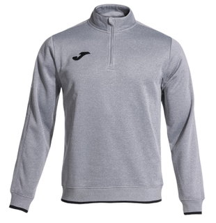 Joma Pullover Olimpiada Sweatshirt (Half-Zip, 100% Polyester) grau Herren