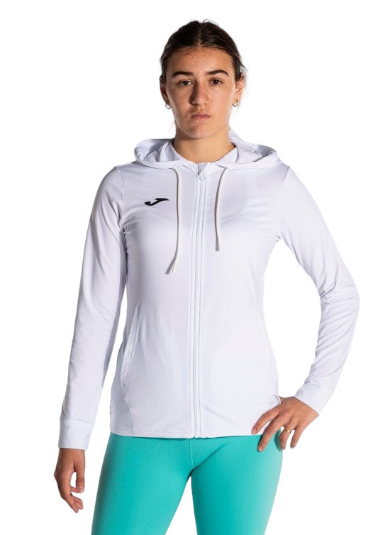 Joma Sport-Kapuzenjacke Sculpture II weiss Damen