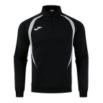 Joma Longsleeve Championship 20 Sweatshirt (1/4 Zipper, wygodne, rec. poliester) czarny/szary mężczyźni
