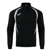 Joma Long Sleeve Championship 20 Sweatshirt (1/4 Zip, comfortable, recycled Polyester) black/grey Men's