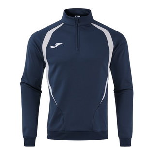 Joma Langarmshirt Championship 20 Sweatshirt (1/4 Zip, bequem, rec. Polyester) marineblau/grau Herren