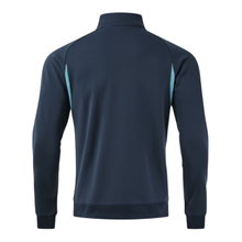 Joma Long Sleeve Championship 20 Sweatshirt (1/4 Zip, comfortable, recycled Polyester) navy blue/neon yellow Men's