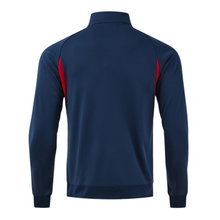 Joma Langarmshirt Championship 20 Sweatshirt (1/4 Zip, bequem, rec. Polyester) dunkelblau/royalblau Herren