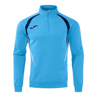Joma Longsleeve Championship 20 Sweatshirt (1/4 Zipper, wygodne, rec. poliester) jasnoniebieski/ciemnoniebieski mężczyźni