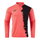 Joma Langarmshirt Picacho City Sweatshirt (1/4 Zip, strapazierfähig, bequeme Passform) coralrot/schwarz Herren
