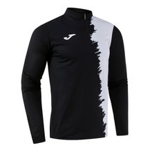 Joma Long Sleeve Shirt Picacho City Sweatshirt (1/4 Zip, durable, comfortable fit) black/white men's