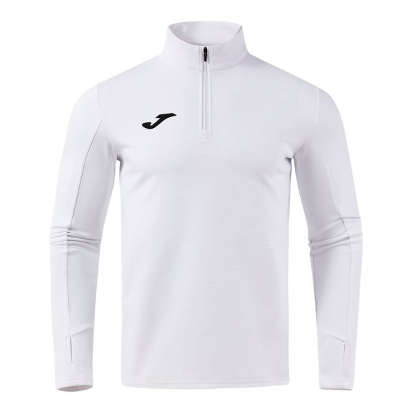 Joma Lauf-Langarmshirt Combi Pro (Sweatshirt, Half-Zip) weiss Herren