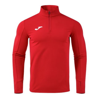 Joma Lauf-Langarmshirt Combi Pro (Sweatshirt, Half-Zip) rot Herren