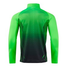 Joma Elite XII Long Sleeve Running Shirt Sweatshirt (optimal freedom of movement, 1/4 Zip) green men's