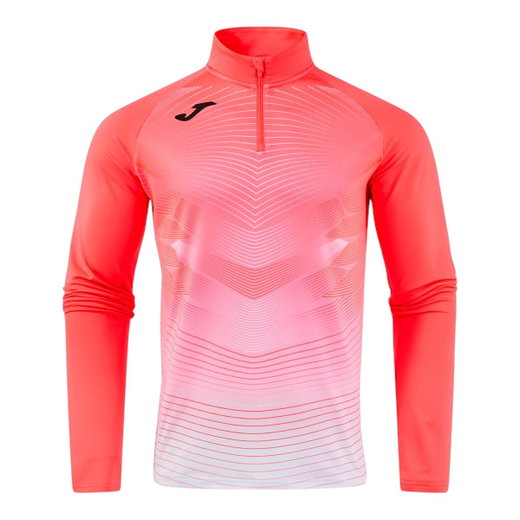 Joma Lauf-Langarmshirt Elite XII Sweatshirt (optimale Bewegungsfreiheit, 1/4 Zip) pink Herren