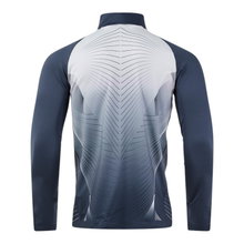 Joma Elite XII Long Sleeve Running Shirt Sweatshirt (optimal freedom of movement, 1/4 Zip) grey men's