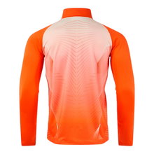 Joma Elite XII Long Sleeve Running Shirt Sweatshirt (optimal freedom of movement, 1/4 Zip) orange men's