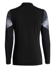 Joma Lauf-Langarmshirt Elite XI (Sweatshirt, Half-Zip) schwarz/anthrazitgrau Damen