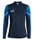 Joma Elite XI Running Long Sleeve Shirt (Sweatshirt, Half-Zip) navy blue/fluorescent green ladies