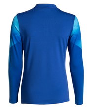 Joma Elite XI Long Sleeve Running Shirt (Sweatshirt, Half-Zip) royal blue/white Ladies