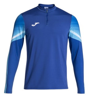 Joma Lauf-Langarmshirt Elite XI (Sweatshirt, Half-Zip) royalblau/weiss Herren