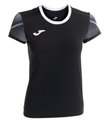Joma Lauf-Shirt Elite XI (schnelltrocknend, atmungsaktiv) schwarz/anthrazitgrau Damen