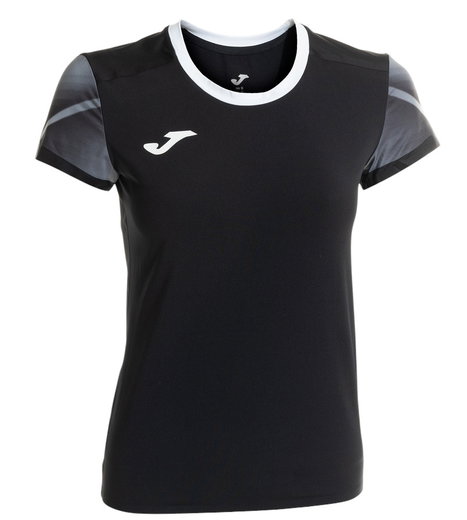Joma Lauf-Shirt Elite XI (schnelltrocknend, atmungsaktiv) schwarz/anthrazitgrau Damen