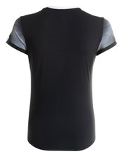 Joma Lauf-Shirt Elite XI (schnelltrocknend, atmungsaktiv) schwarz/anthrazitgrau Damen