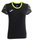 Joma Elite XI Running Shirt (quick-drying, breathable) black/neon yellow Ladies