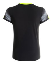 Joma Elite XI Running Shirt (quick-drying, breathable) black/neon yellow Ladies