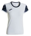 Joma Lauf-Shirt Elite XI (schnelltrocknend, atmungsaktiv) weiss/marineblau Damen