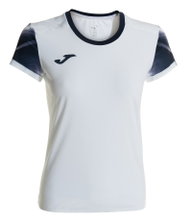 Joma Lauf-Shirt Elite XI (schnelltrocknend, atmungsaktiv) weiss/marineblau Damen