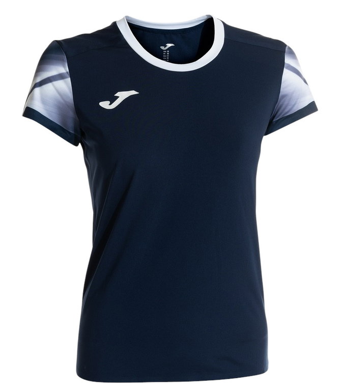 Joma Lauf-Shirt Elite XI (schnelltrocknend, atmungsaktiv) marineblau/weiss Damen